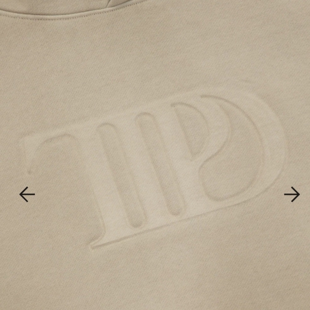 Taylor Swift THE TORTURED POETS DEPARTMENT BEIGE HOODIE - Picture 3 of 3